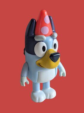 10/$25 Story Starters 2.5" Articulated Bluey Figure with Birthday Hat